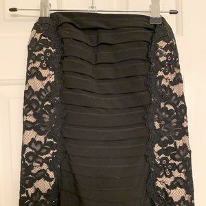 Black Strapless Party dress